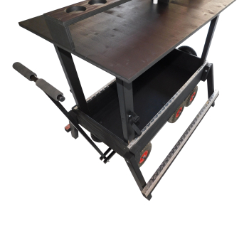 Preview: Bollerwagen Deluxe in schwarz